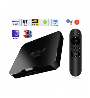 Android box tv 4k 2gb + 16gb m89 chromecast aistente google lyjp752 - LYJP752