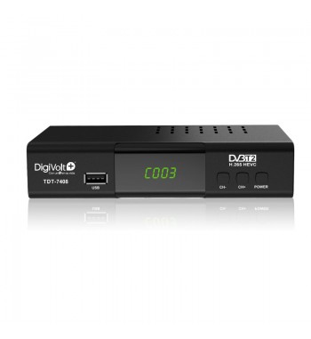 Digivolt tdt hd dvb-t2 h.265 pvr alta definición usb tdt-7408 - TDT-7408_2