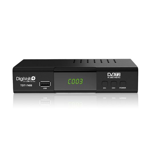 Digivolt tdt hd dvb-t2 h.265 pvr alta definición usb tdt-7408 - TDT-7408_2