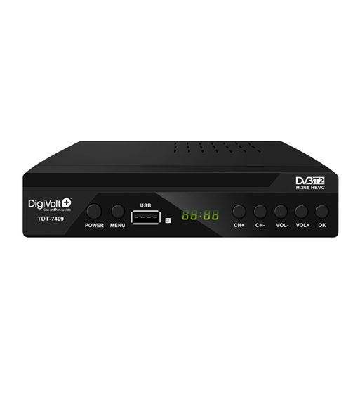 Digivolt tdt hd dvb-t2 h.265 pvr alta definición usb tdt-7409 - TDT-7409_2