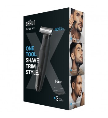 Braun afeitadora barba, pelo, bigote, lámina metálica, series x xt-3100 - XT-3100_A