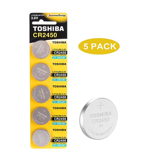 Pila de botón litio cr-2450 3v blíster de 5 pilas cr-2450-b5 - CR-2450-B5