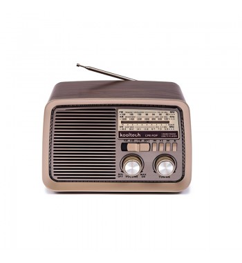 Kooltech radio clásica am/fm/sw usb batería ac/dc cpr-pop - CPR-POP