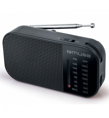Muse radio am/fm analógica portátil m-025r - M-025_B01