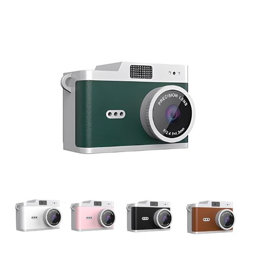 Mini cámara digital retro pantalla 0.96" ips 1080p hd con flash qtq98 - QTQ98_1