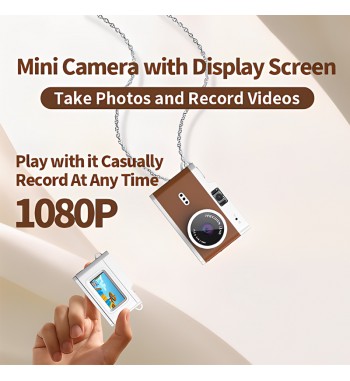 Mini cámara digital retro pantalla 0.96" ips 1080p hd con flash qtq98 - QTQ98_2