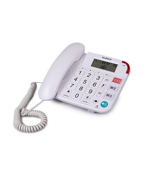 Kooltech teléfono s/m con id 3 memorias te-638 - TE-638