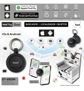 Sami localizador gps antipérdida ios y android ip65 llavero st-2501 - ST-2501-5