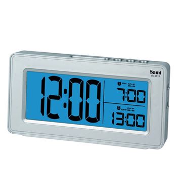 Sami despertador digital led dual alarma ld-9811 - LD-9811-GR