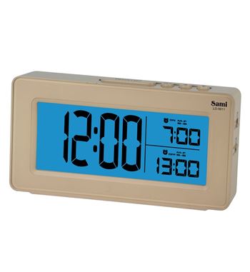 Sami despertador digital led dual alarma ld-9811 - LD-9811-BR