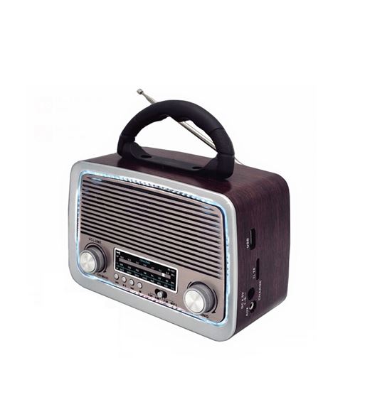 Sami radio clásica ac/dc madera bt usb micro-sd rs-11807 - RS-11807_1