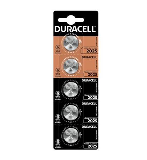 Duracell pila de botón litio 3v cr-2025 blíster de 5 - CR-2025DB5