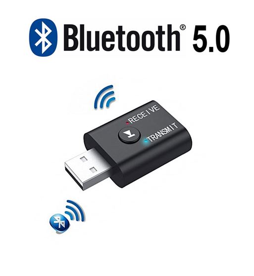 Adaptador receptor emisor bluetooth 5.0 usb audio wf001 - WF001