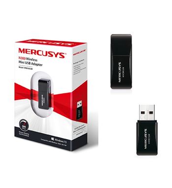 Mercusys wifi wireless mini usb 300 n300 mbps mw-300um - MW-300UM