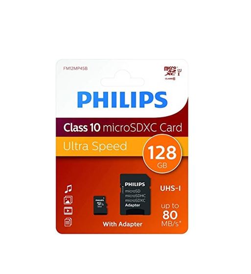 Tarjeta memoria microsd 128gb c10 philips sd-128g - SD-128G