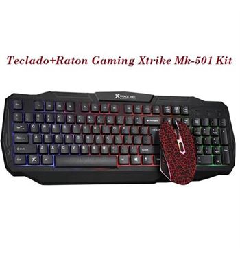 Teclado+ raton gaming xtrike me kit mk-501 - MK-50