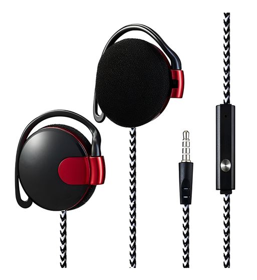 Auriculares casco gancho oreja con micro ej43 - EJ43