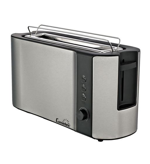 Comelec tostador acero boca ancha 1000w tp-1726 - TP-1726_B00