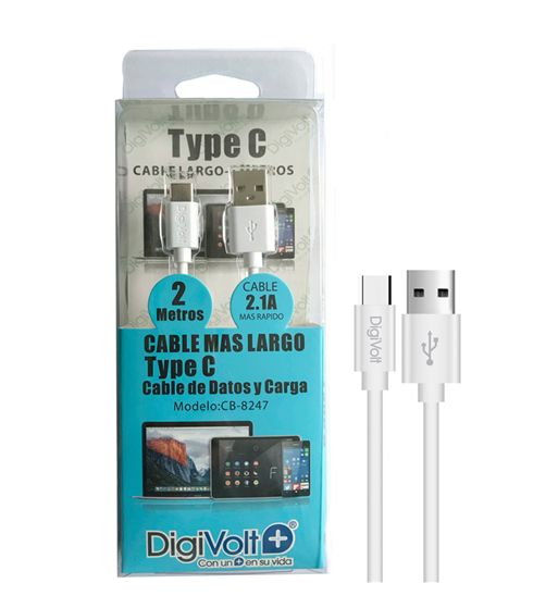 Digivolt cable tipo c de 2m cb-8247 - CB-8247