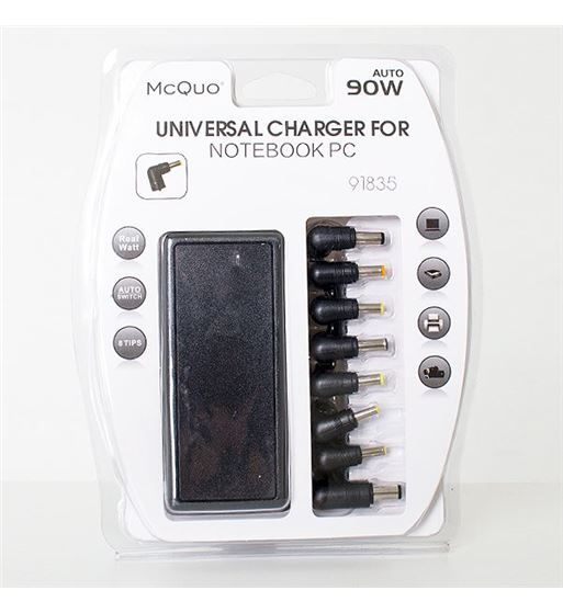 Mcquo cargador portátil universal 90w auto 91835 - 91835