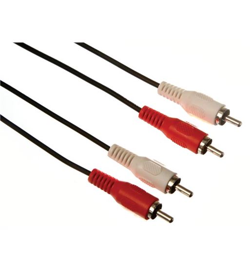 Cable rca 2 macho a 2 rca macho 5 mtr wir-318 - WIR-318_A