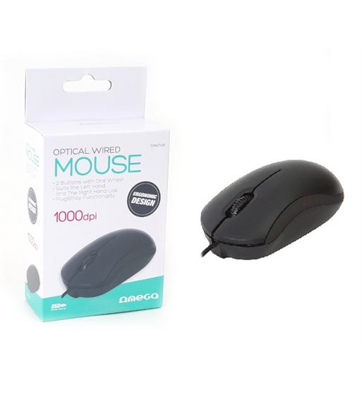 Omega ratón óptico 3d usb 1000dpi om07 - OM07