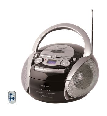 Nevir radio cd cassete usb con mando a distancia nvr-482 - NVR-482_PLATA