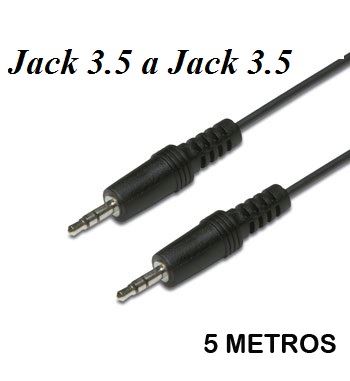 Cable jack 3,5mm a jack 3,5mm 5m wir257 - WIR257
