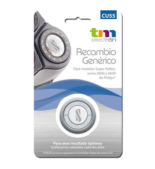 Tm cuchillas genérico afeitadora philips cu-55 - CU55