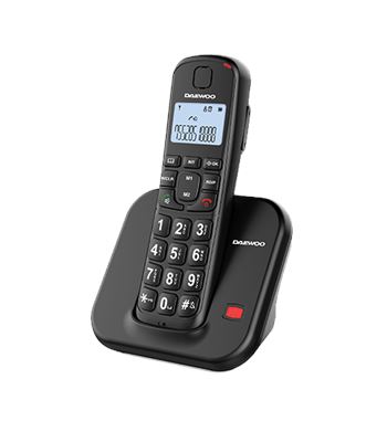 Daewoo telefono inalámbrico tecalas grandes dtd-7200 - DTD-7200