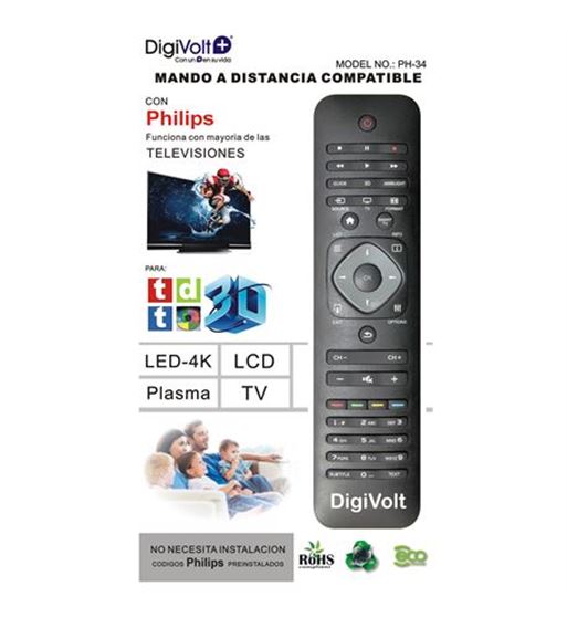Digivolt mando universal para philips ph-34/ph-42 - PH-34
