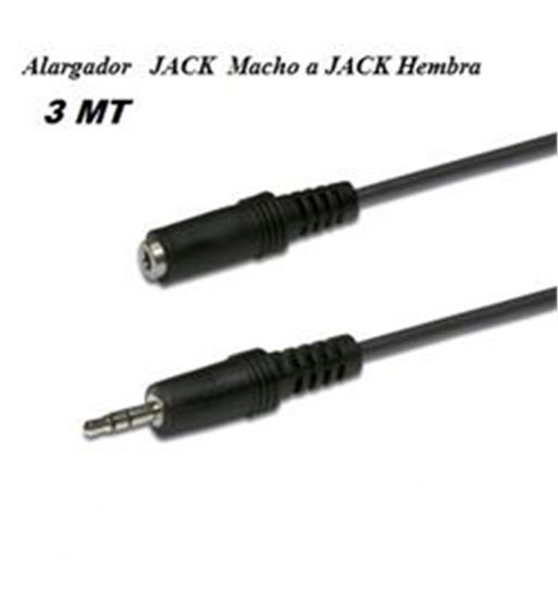 Cable alargador jack 3.5 m a h 3mt wir261 - AV-1014