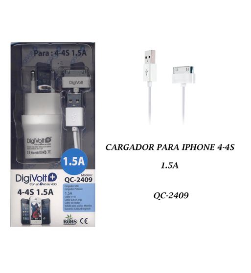 Digivolt Cargador Iphone 3/4 1500ma QC-2409