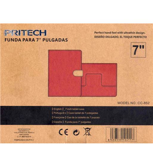 Pritech funda tablet 7" dibujos cc-852 - CC-852