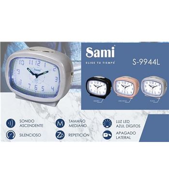 Sami despertador analógico pequeño silencioso s-9944 - S-9944