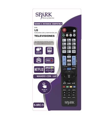 Spark mando tv a distancia grande compatible con lg s-9rc/3 - S-9RC_3