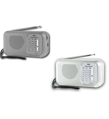 Sami radio ac/dc 3 bandas mediana c/correa mano griso plata rs-2929 - RS-2929GR