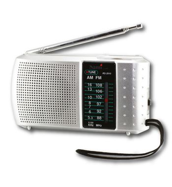 Sami radio am/fm horirizontal pilas 2aa c/aur plataedo rs-2910 - RS-2910-1
