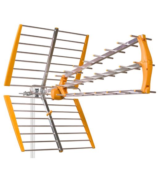 Antena bkm triple plegable uhf g18 db lte 700 antriplex - ANTRIPLEX