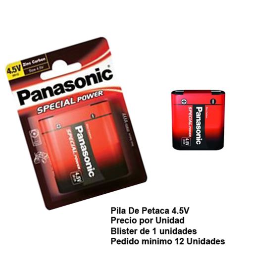 Panasonic/philips pila de petaca 4.5v - 3R12