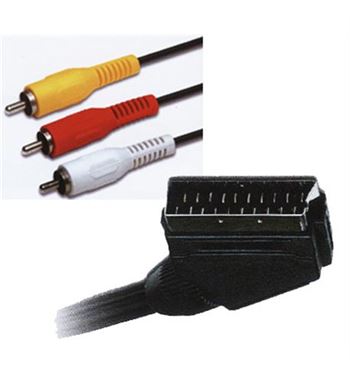 Cable euro/3 rca ceu-3rca wir-1020 - CEU-3RCA