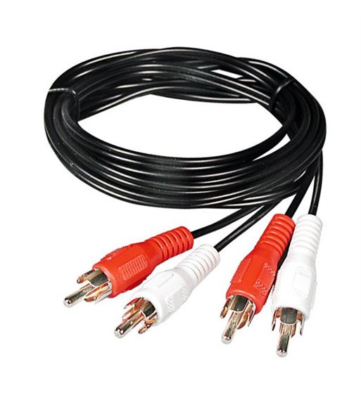 Cable 2 rca macho a 2 rca macho 1.5m wir-316 - RCA-RCA