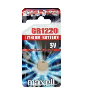 Pila de botón litio cr-1220 3v blíster de 1 pilia - CR-1220