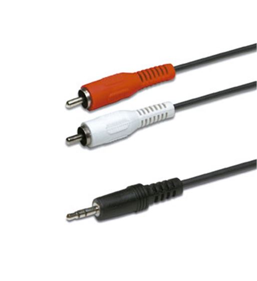 Cable jack 3.5 a 2 rca 1.5mt wir326 av-1016 wir326 - CJ-2RCA