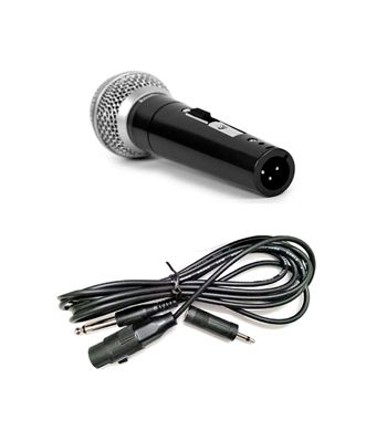 Kooltech micrófono dinámico jack 6.5 y 3.5mm mc-455 - MC-455_B02
