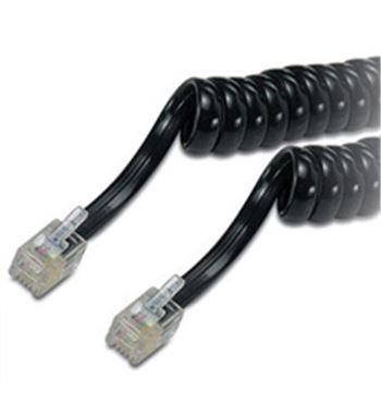Cable teléfono espiral m / m 2.1m rj-9 wir150 - 10480
