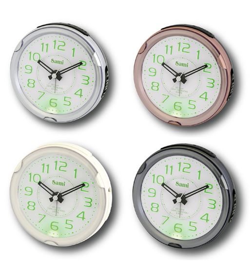 Sami despertador analógico silencioso luz led s-9990 - S-9990