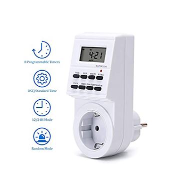 Aigostar temporizador corriente digital una semana ag21 - AG21_B01