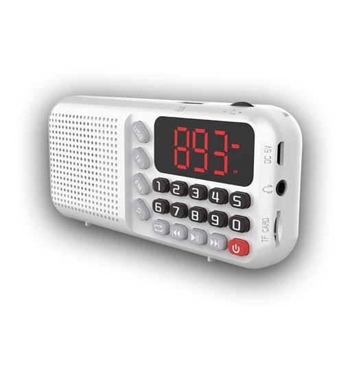 Sami radio digital fm a batería usb micro-sd rs-12602 - RS-12602_A
