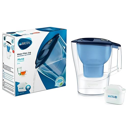Brita jarra aluna purificadora azul 2,4l 1 filtro aluna - ALUNA_BLUE